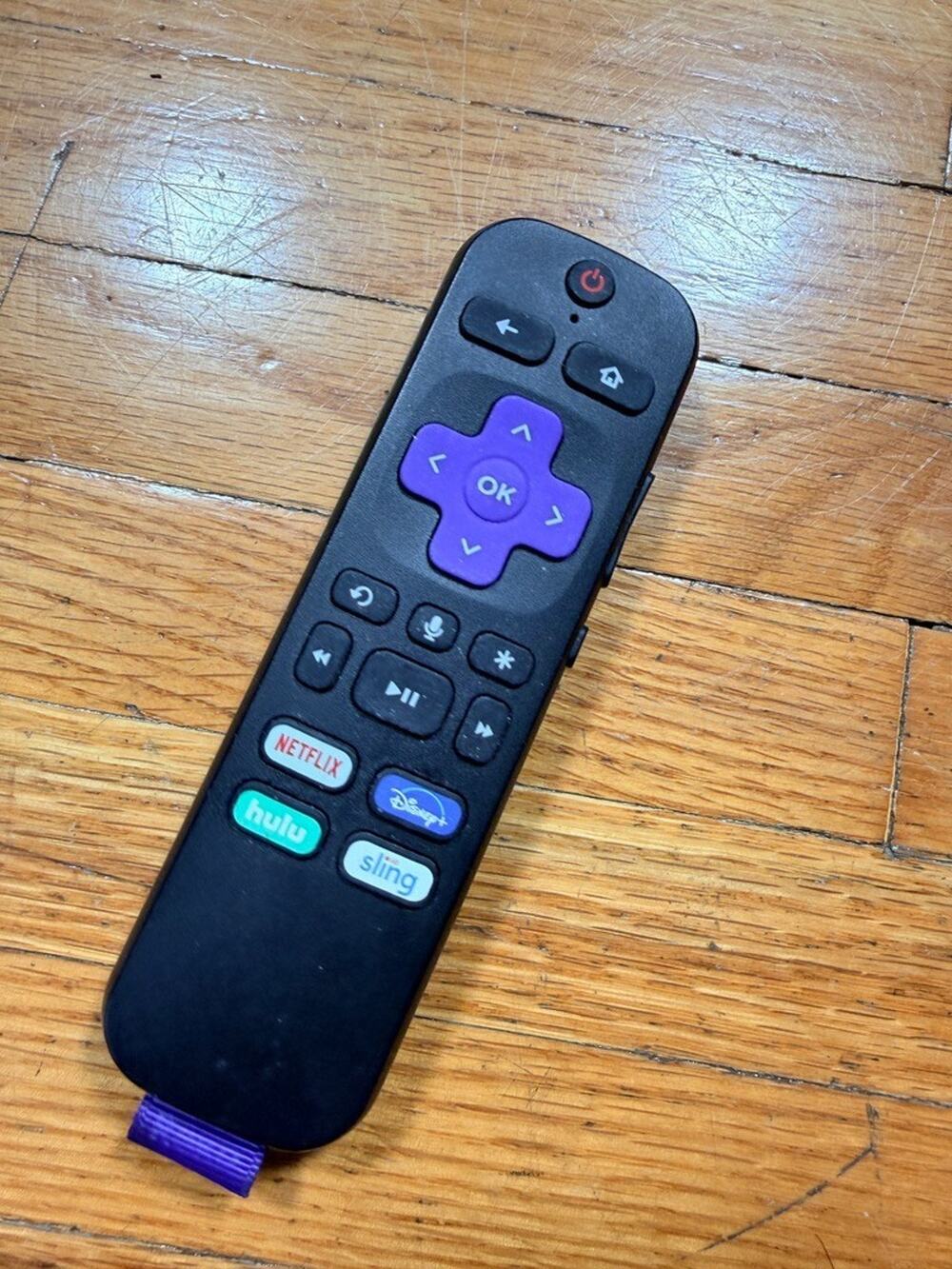 Roku Voice Remote Netflix Disney+ Hulu Sling RC-AL7 3226000889 AAA